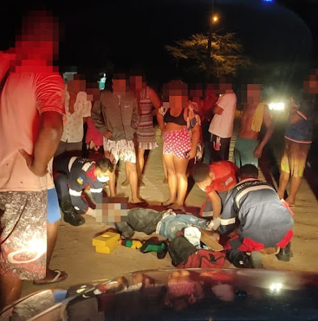 Acidente com moto deixa homem ferido em Conceição do Coité