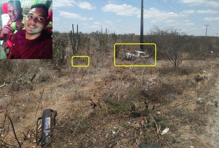 Veja alguns detalhes do trágico acidente na BA-411 que vitimou fatalmente tio e sobrinho em Conceição do Coité (Atualizada)