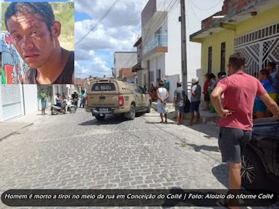 Homem é morto a tiros no bairro do Cruzeiro, em Conceição do Coité