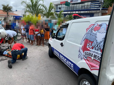 Acidente entre carro e moto deixa duas mulheres feridas em Conceição do Coité