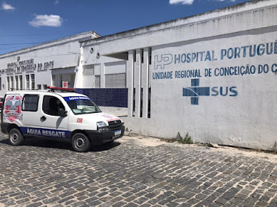 Homem é atingido a golpe de faca próximo ao Hospital Português em Conceição do Coité