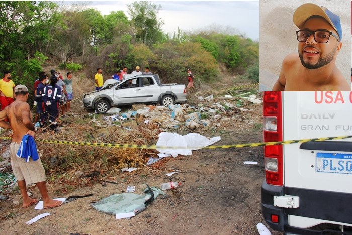 Coité – Jovem morre em capotamento na BA-409. Corpo foi projetado para fora do veículo