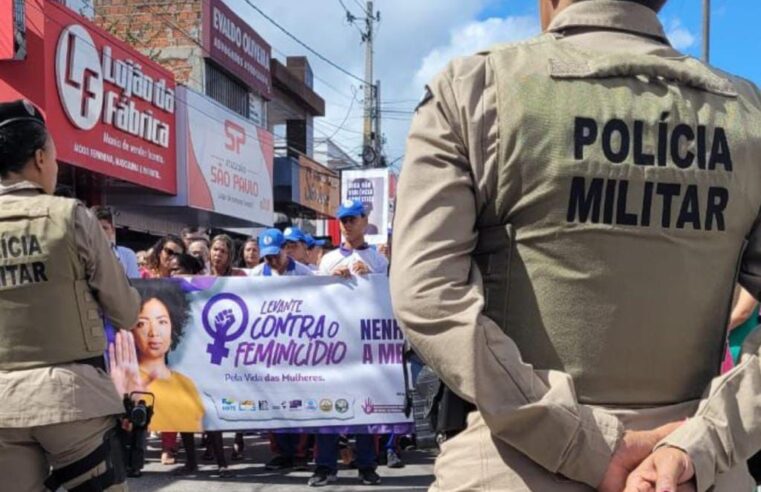 16° BPM participa de evento contra o feminicídio, em Conceição do Coité”