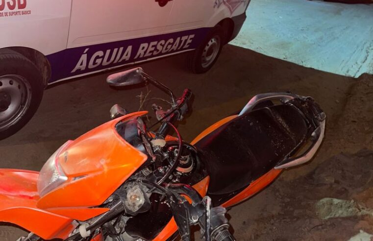 Motoqueiro fica ferido após cair de moto em Conceição do Coité
