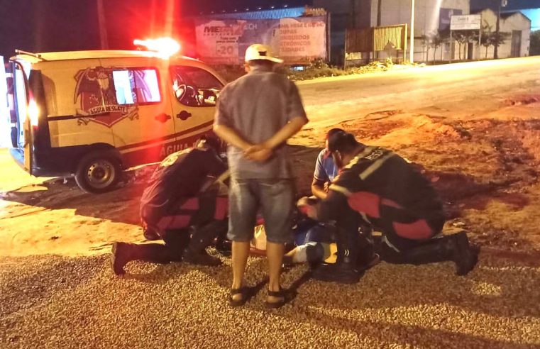 DOMINGO AGITADO: Águia Resgate prestam socorro à vítimas de acidente de moto em Conceição do Coité