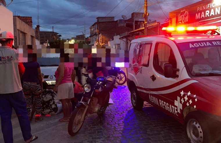 Motociclista fica ferido após colidir contra porta de carro em Conceição do Coité