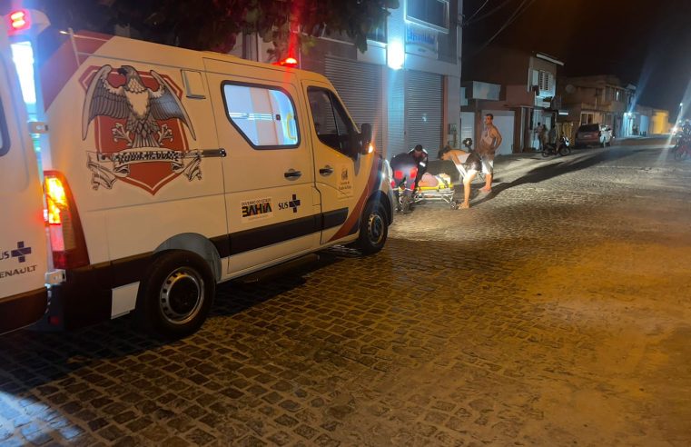 Colisão entre motos deixa jovem ferido em Conceição do Coité
