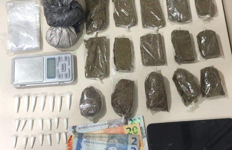 Homem é preso por tráfico de drogas no Povoado de Conceição do Coité