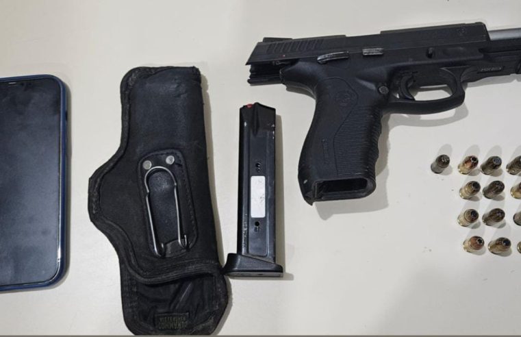 Homem é preso por porte ilegal de arma após fechar veículo no trânsito na BA-120, em Conceição do Coité