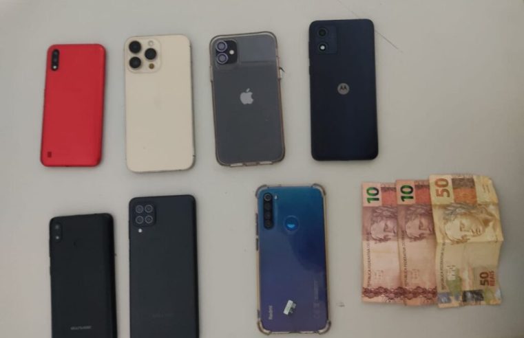 Dois homens são presos em Queimadas com celulares de procedência suspeita; Polícia investiga ligação com furtos durante festa em Várzea da Roça