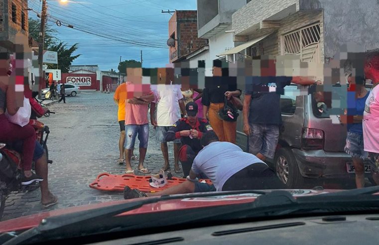 Idoso de 70 anos passa mal, cai de cabeça no chão e é socorrido pelo Águia Resgate em Conceição do Coité