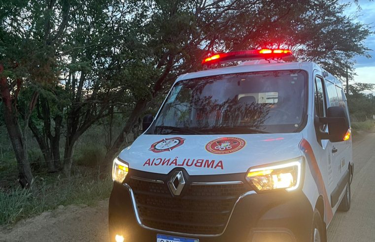 Homem fica ferido após acidente de moto na zona rural de Valente