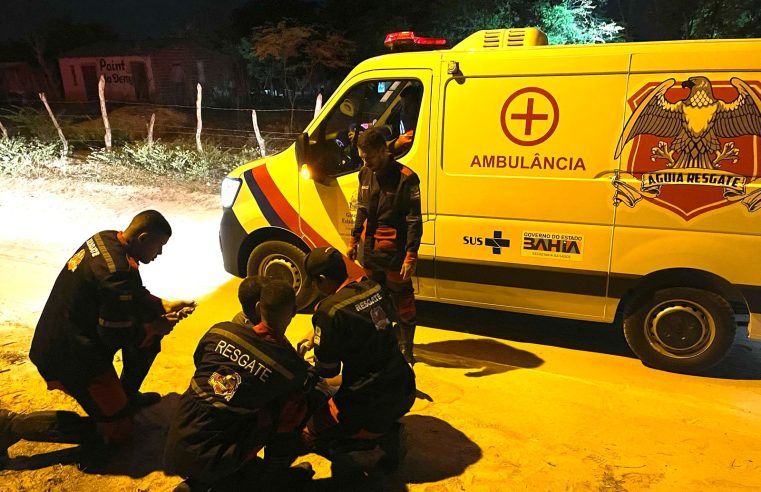 Motociclista fica ferido após derrapar na areia e cair na zona rural de Conceição do Coité