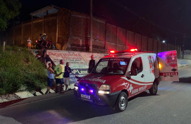 Homem fica ferido após perder o controle da moto e cair de três metros de altura na BA-409, em Conceição do Coité