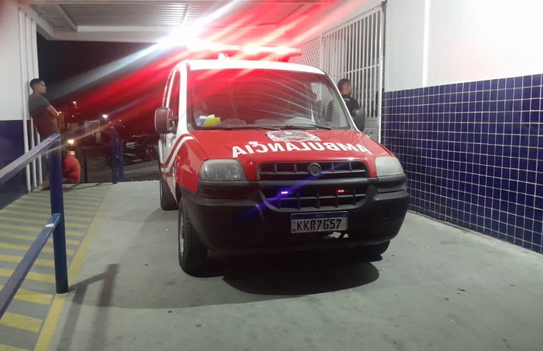 Acidente de moto deixa jovem ferida na BA-409, em Conceição do Coité; vítima é encaminhada para hospital