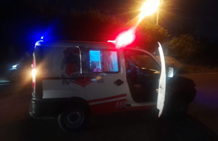 Acidente de moto deixa dois homens feridos na BA-411, entre Coité e Salgadália, na madrugada deste sábado