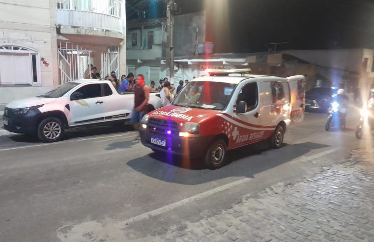 Motociclista fica ferido após ser fechado por veículo em Conceição do Coité; a vítima teve suspeita de fratura