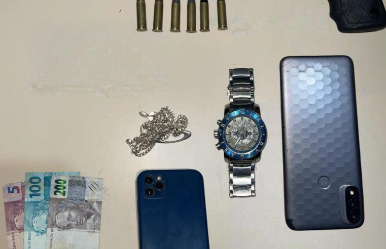 CETO intercepta suspeitos com arma de fogo e droga em bar na BA-120, na divisa entre Coité e Chapada