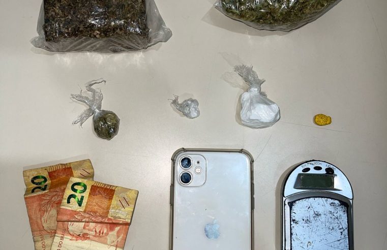 Jovem é preso pela CETO por tráfico de drogas em Conceição do Coité
