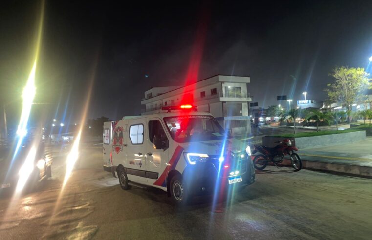 Motociclista fica ferido após ser atingido por carro em cruzamento da BA-120, no bairro Açudinho, em Conceição do Coité