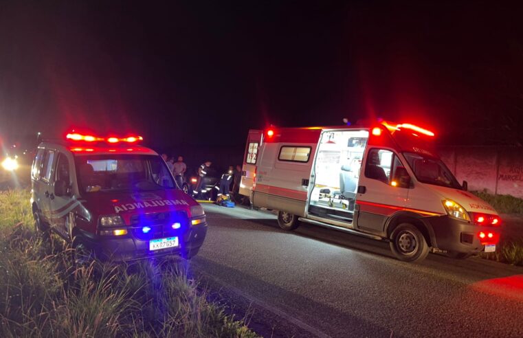 Motociclista fica ferido após colisão com carro na BA-409, em Conceição do Coité; moto “sucata” estava com lanterna traseira apagada