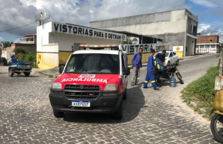 Acidente entre motos deixa jovem ferido em Conceição do Coité; outro condutor fugiu