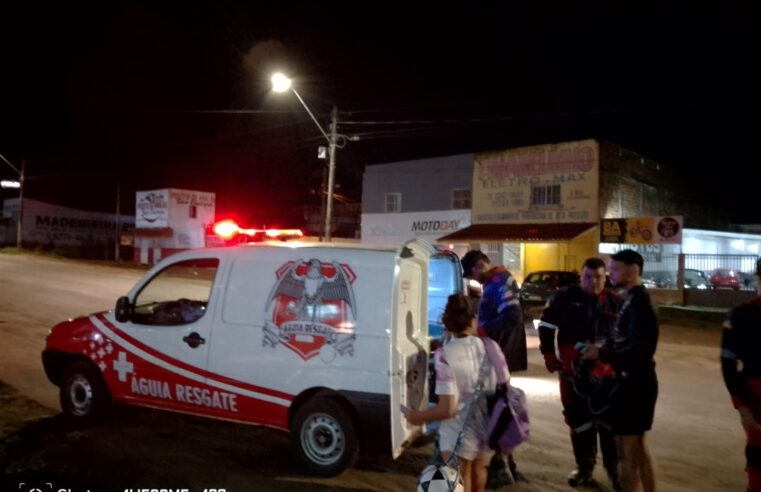 Acidente entre carro e moto na BA-120 deixa motociclista ferido em Conceição do Coité