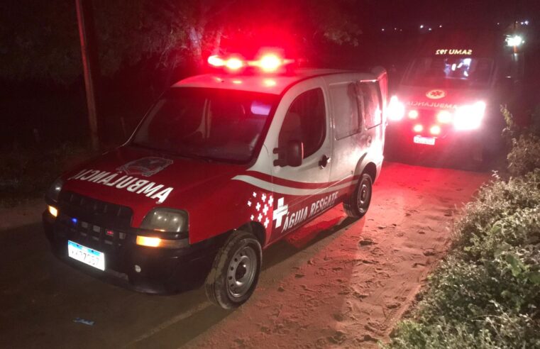 Casal fica ferido após acidente de moto na zona rural de Coité; jovem de 18 anos é transferida em estado grave