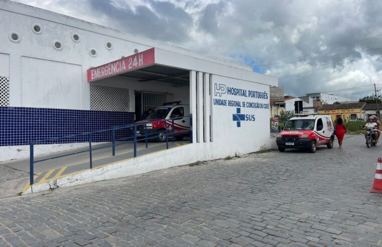 Homem fica ferido após cair de moto próximo à clínica HPRO, em Conceição do Coité
