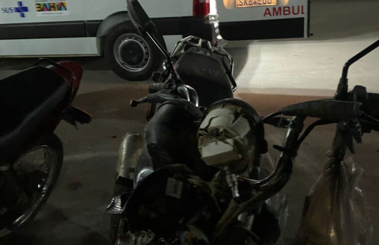 Adolescente colide moto em cerca e fica ferido com suspeita de fratura no distrito de Bandiaçu, em Conceição do Coité