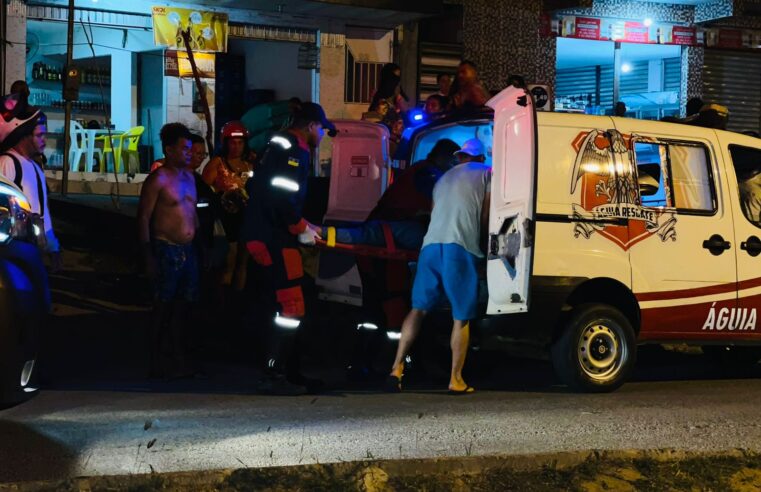 Gestante fica ferida após acidente de moto ao desviar de cachorro em Conceição do Coité