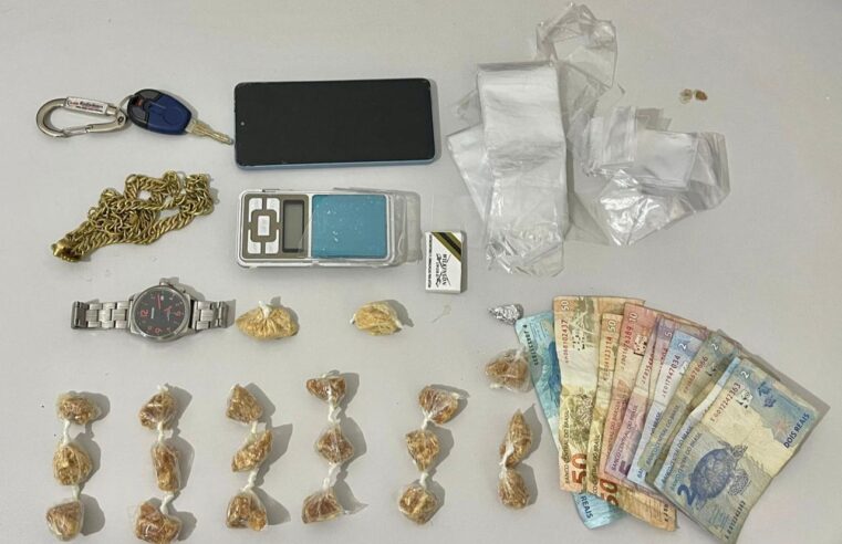 CETO prende homem com drogas e mandado de prisão em aberto na zona rural de Conceição do Coité