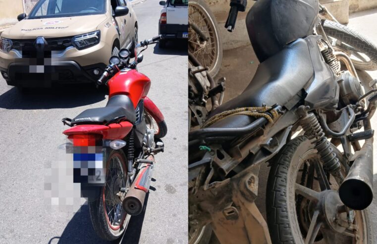 COITÉ: Duas motos são apreendidas pela PM durante operação em Salgadália; condutores cometeram diversas infrações