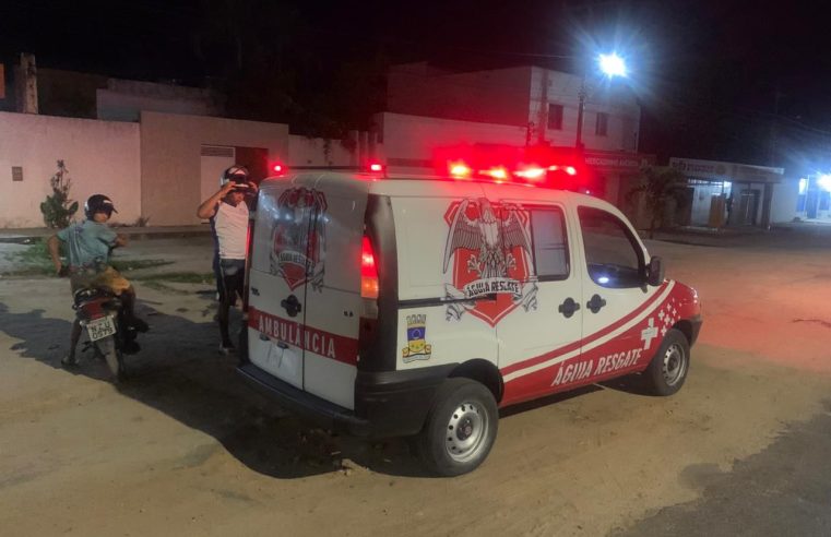 Colisão entre carro e motocicleta deixa duas pessoas feridas na BA-120, entre Conceição do Coité e Retirolândia; passageira teve suspeita de fratura