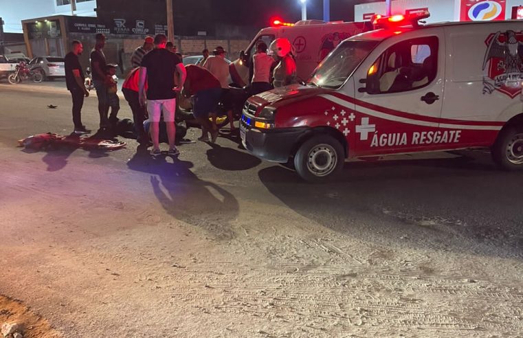 ACIDENTE NA BA-120: Batida entre duas motocicletas deixa dois homens feridos no trecho entre Conceição do Coité e Retirolândia; ambas as vítimas tiveram suspeita de fratura