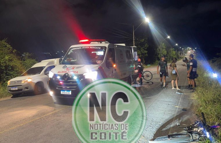 ACIDENTE NA BA-411: Colisão envolvendo bicicletas deixa dois ciclistas feridos em Conceição do Coité