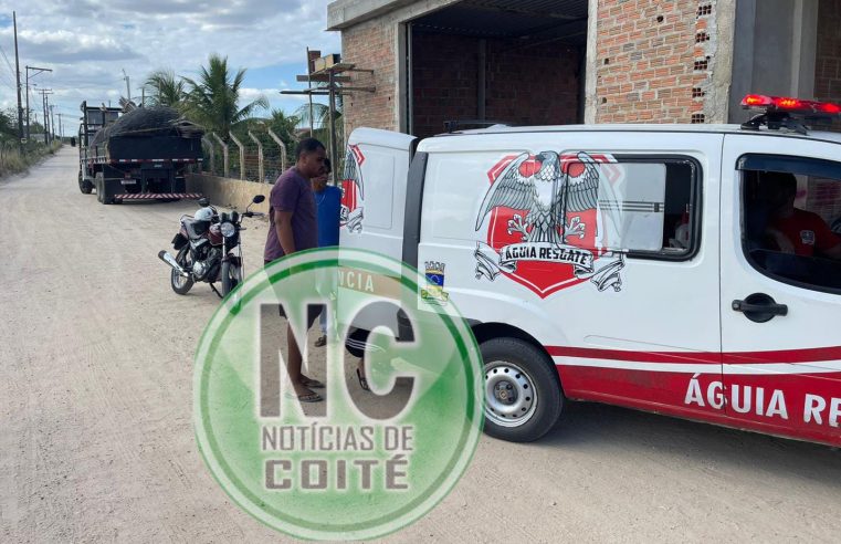 ACIDENTE DE TRABALHO: Homem fica ferido após cair de caminhão carregado de ferro na zona rural de Conceição do Coité