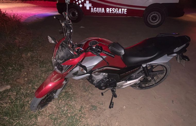 MAIS UM REGISTRO: retirolandense fica ferido após acidente de moto na zona rural de Conceição do Coité