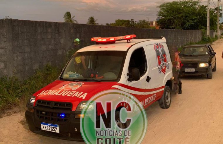 MAIS UM ACIDENTE NA ZONA RURAL DE COITÉ: mulher fica ferida após acidente de moto na Fazenda Carimbó