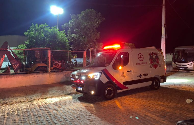 ESPORTE TERMINA EM FRATURA: jovem fica ferida após partida de futebol no distrito de Salgadália, em Conceição do Coité