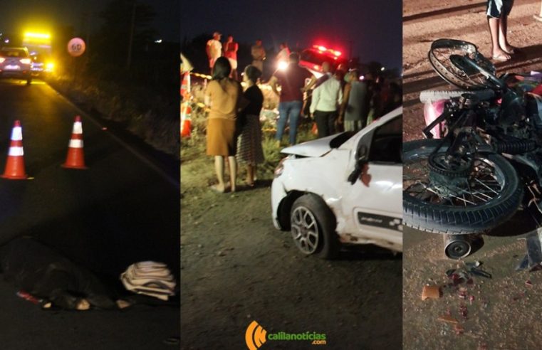 TRAGÉDIA: três acidentes em menos de duas horas deixam três mortos na BA-120 entre Santaluz, Retirolândia e Queimadas