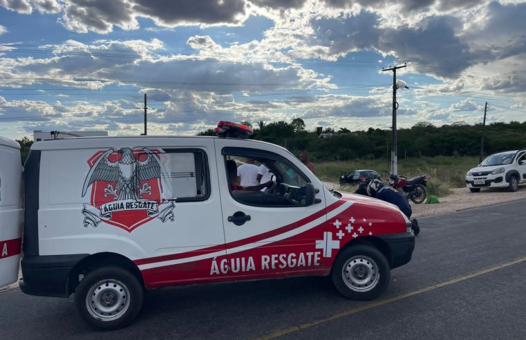 ACIDENTE NA BA-120: Mãe e filha ficam feridas após queda de moto entre Coité e Retirolândia