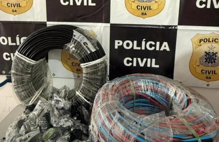 Coité — Homem é preso por receptação qualificada ao vender material furtado da Coelba nas redes sociais