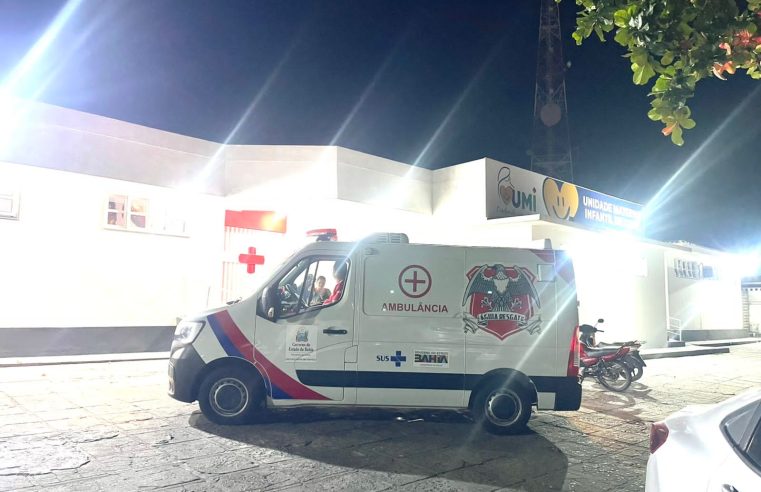Adolescente de 13 anos é picado por escorpião no bairro dos Barreiros e é socorrido pelo Águia Resgate em Conceição do Coité