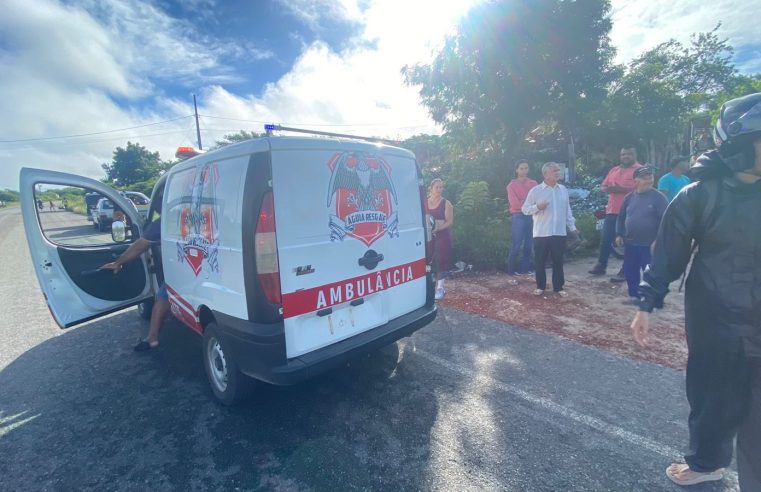 Colisão entre motocicletas deixa homem ferido na BA-411, entre Coité e Salgadália