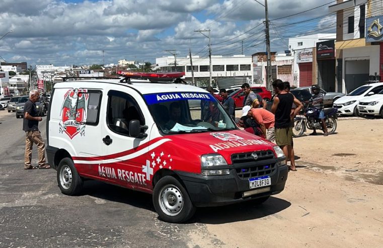 Acidente envolvendo carro e moto deixa homem ferido na BA-120, entre Coité e Retirolândia