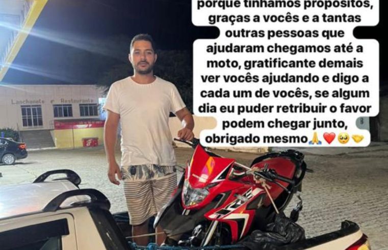 Moto roubada em Conceição do Coité é encontrada em Jacobina após repercussão do caso