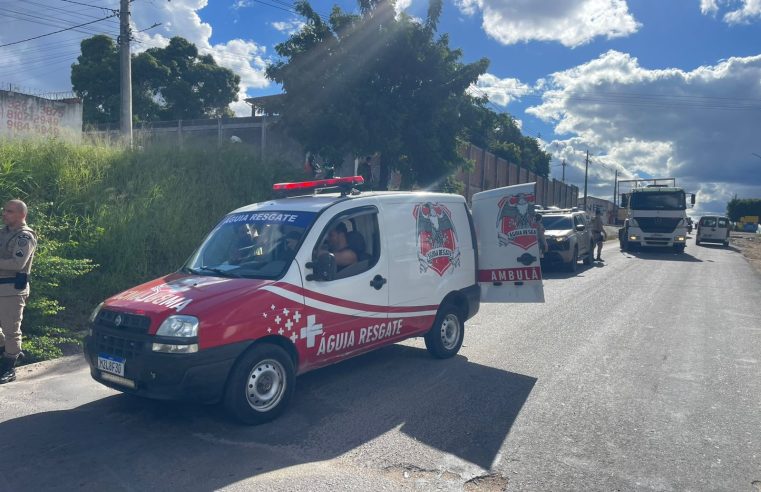 Morador do distrito de Santa Rosa fica ferido após acidente de moto na BA-409, em Conceição do Coité