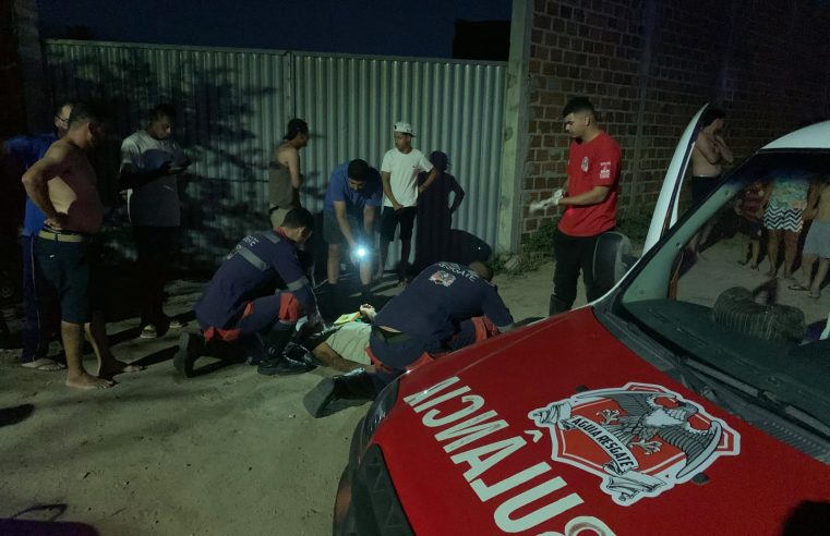 Motociclista fica ferido ao tentar desviar de vaca e sofrer queda em estrada vicinal de Conceição do Coité