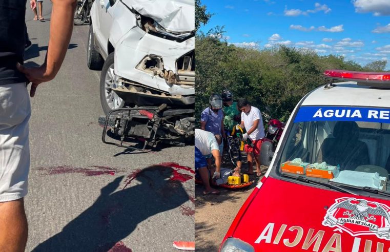 Coité — Adolescente fica gravemente ferido em acidente na BA-409 e, horas depois, irmão também se envolve em outra ocorrência a cerca de 200 metros do mesmo local